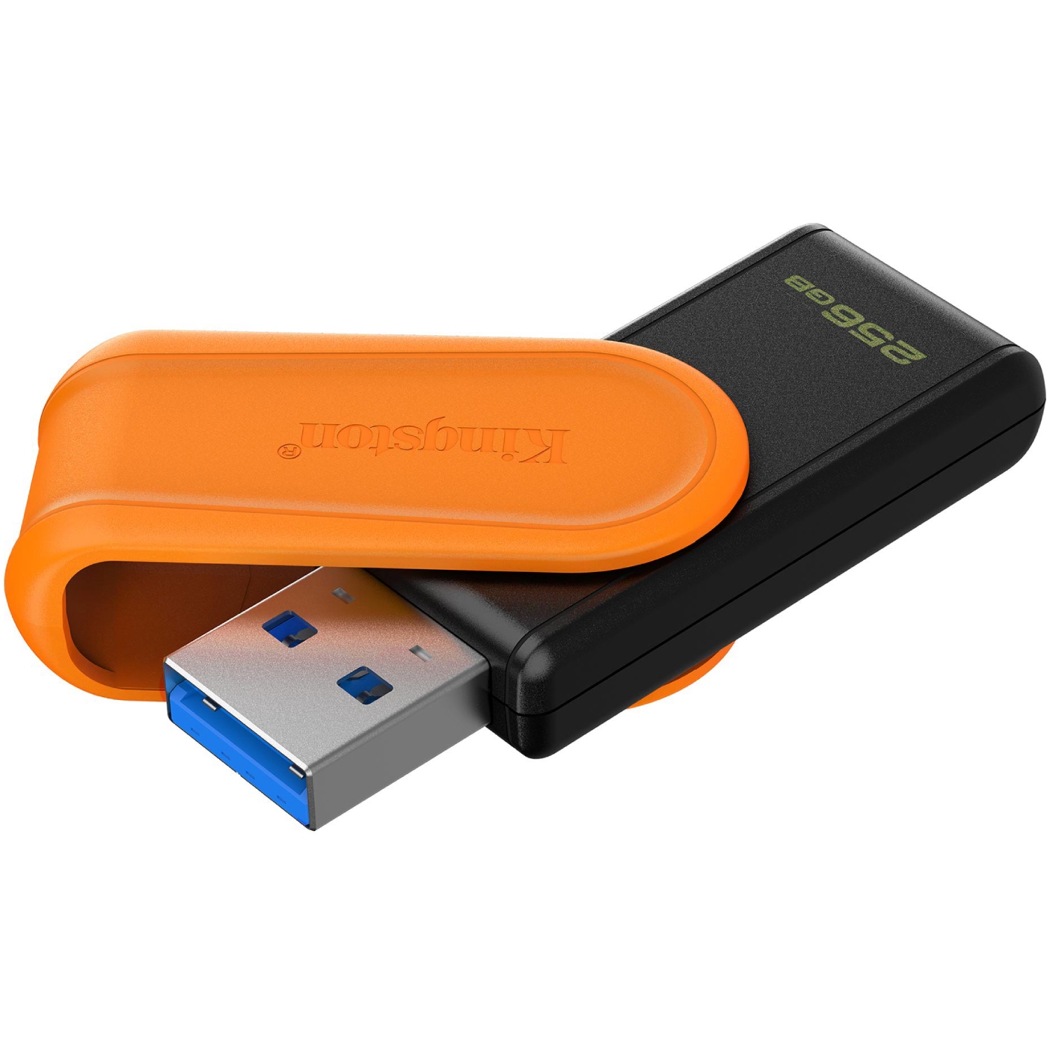USB Flash Kingston DT Exodia S 256GB USB3.2 Gen1 Black + Orange, Retail (DTXS/256GB#) чорно-помаранчевий на малюнкі №2