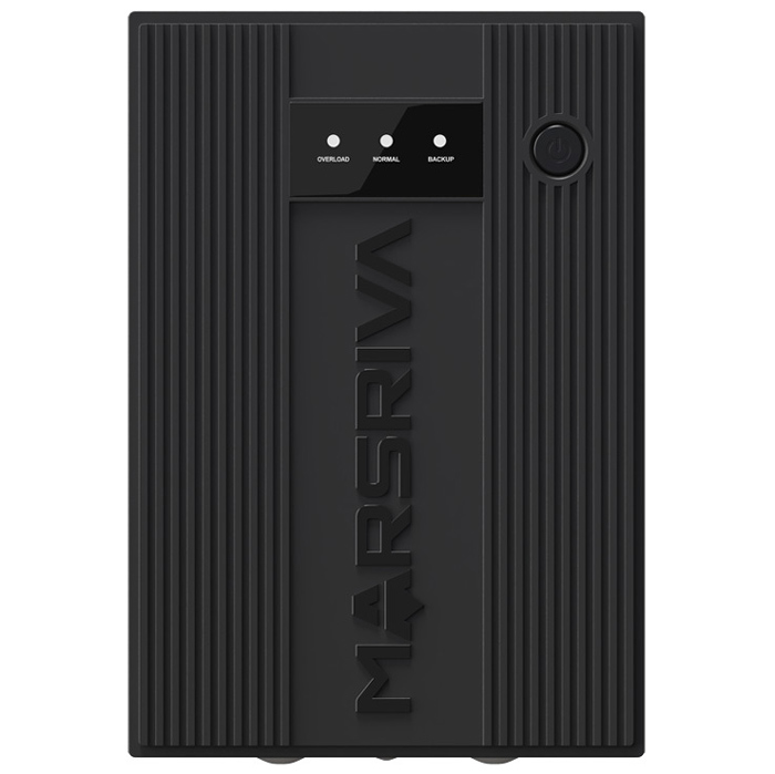 ДБЖ Marsriva MR-UF3000, 3000ВА/1800Вт, Line-Interactive, LED version, 2хSchuko, 4*12V/9Ah, metal (MR-UF3000) на малюнкі №2