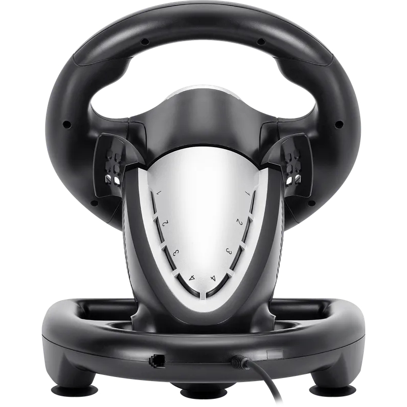 Ігрове кермо Defender Turbo Pro for PC/PS3/PS4/Xbox, 10кн, USB (64291) на малюнкі №4
