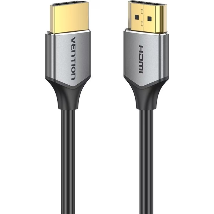 Кабель HDMI M - M, 1.5 м, V2.0, 4K 60 Гц, Aluminum Alloy, Ultra Thin, Vention (ALEHG) на малюнкі №2