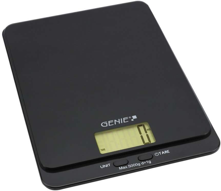 Ваги кухонні Genie DLS 5, РК-дисплей, до 5000 г (11836) Чорний на малюнкі №2