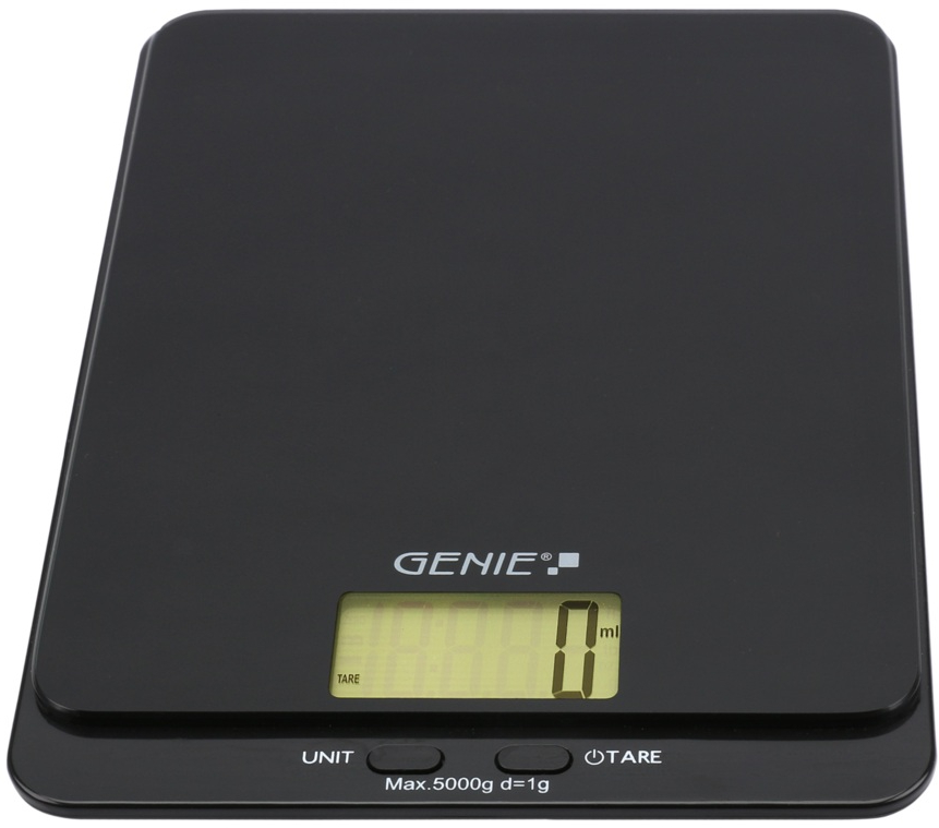Ваги кухонні Genie DLS 5, РК-дисплей, до 5000 г (11836) Чорний на малюнкі №3