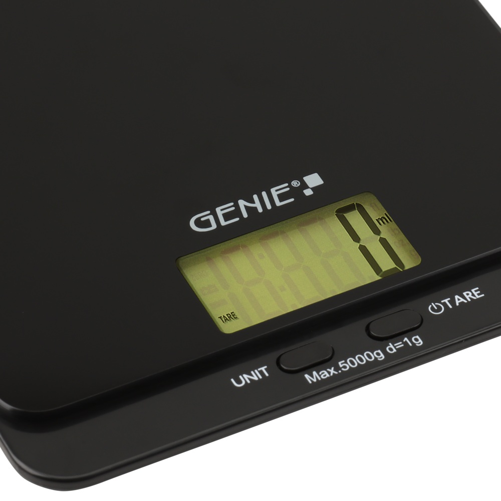 Ваги кухонні Genie DLS 5, РК-дисплей, до 5000 г (11836) Чорний на малюнкі №4