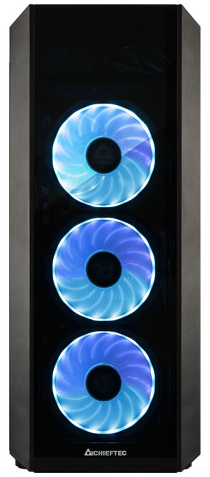 Корпус Chieftec SCORPION III 4x120mm A-RGB, ATX, без БЖ, Black (GL-03B-OP) Чорний на малюнкі №3