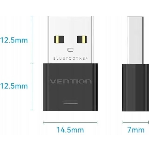 Bluetooth USB adapter v5.4 20м Vention (NALB0) на малюнкі №3
