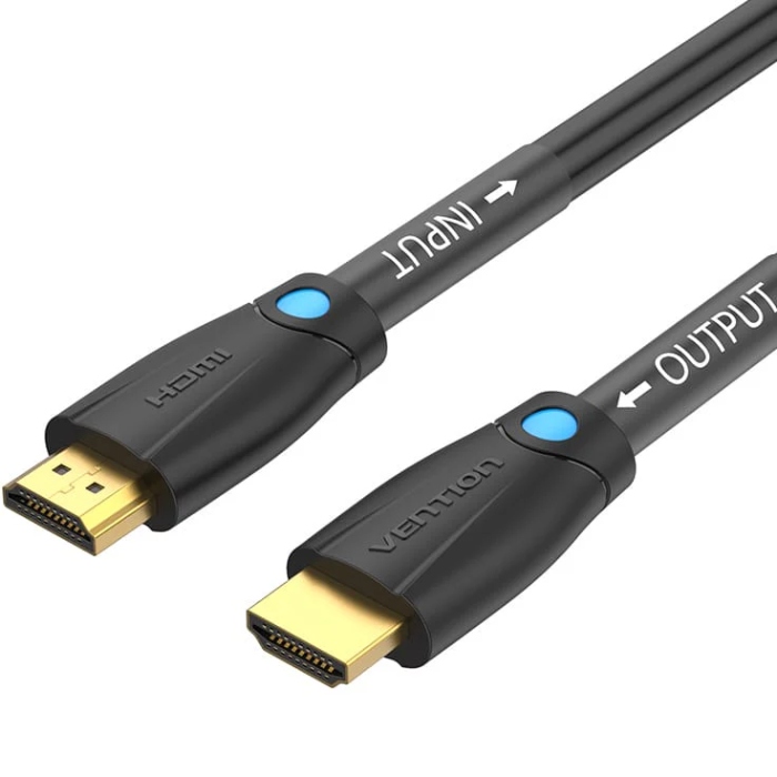 Кабель HDMI M - M, 3.0 м, V1.4, Engineering 4K 30Гц PVC Black Vention (AAMBI) на малюнкі №1