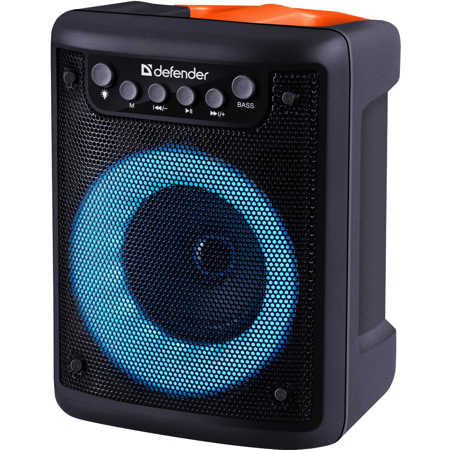 Акустична система 1.0 Defender Funky 10Вт, Light/BT/FM/USB/MIC/AUX (65053) Чорний на малюнкі №2