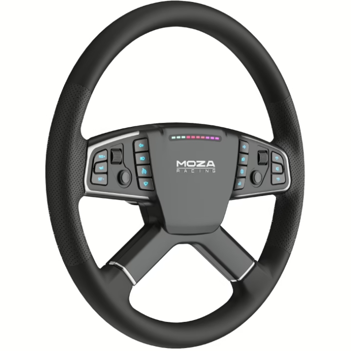 Кермо MOZA Racing TSW Truck 40cм,14 кн. RGB, чорне (RS060_Moza) на малюнкі №2