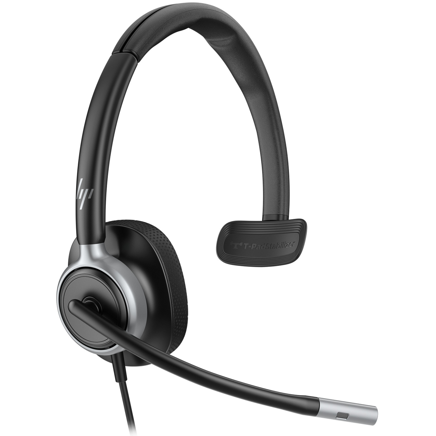 Гарнітура HP Poly Mission 615 Monaural USB-C/A (C01C3AA) Чорний на малюнкі №3