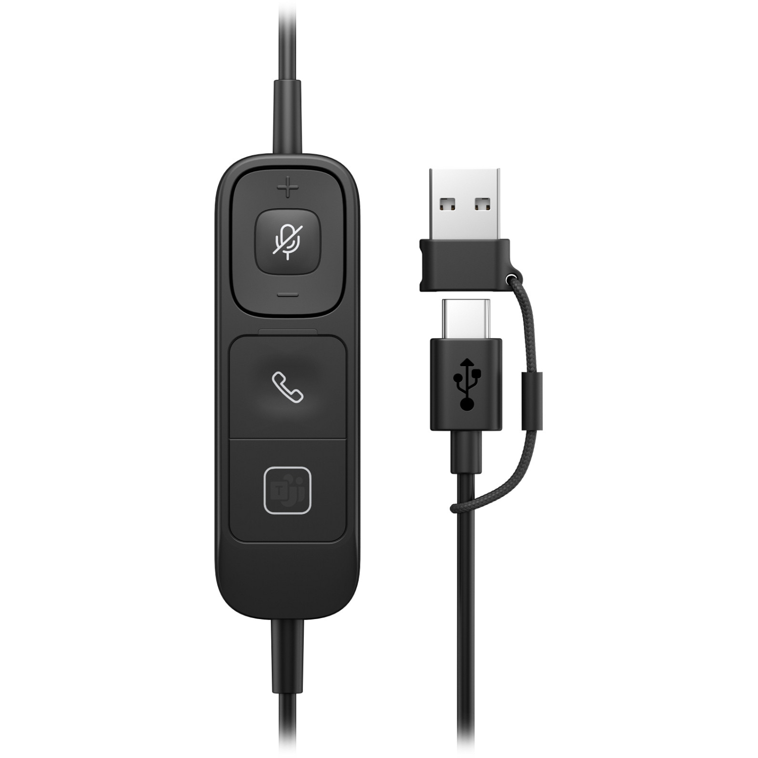 Гарнітура HP Poly Mission 615 Monaural USB-C/A (C01C3AA) Чорний на малюнкі №7