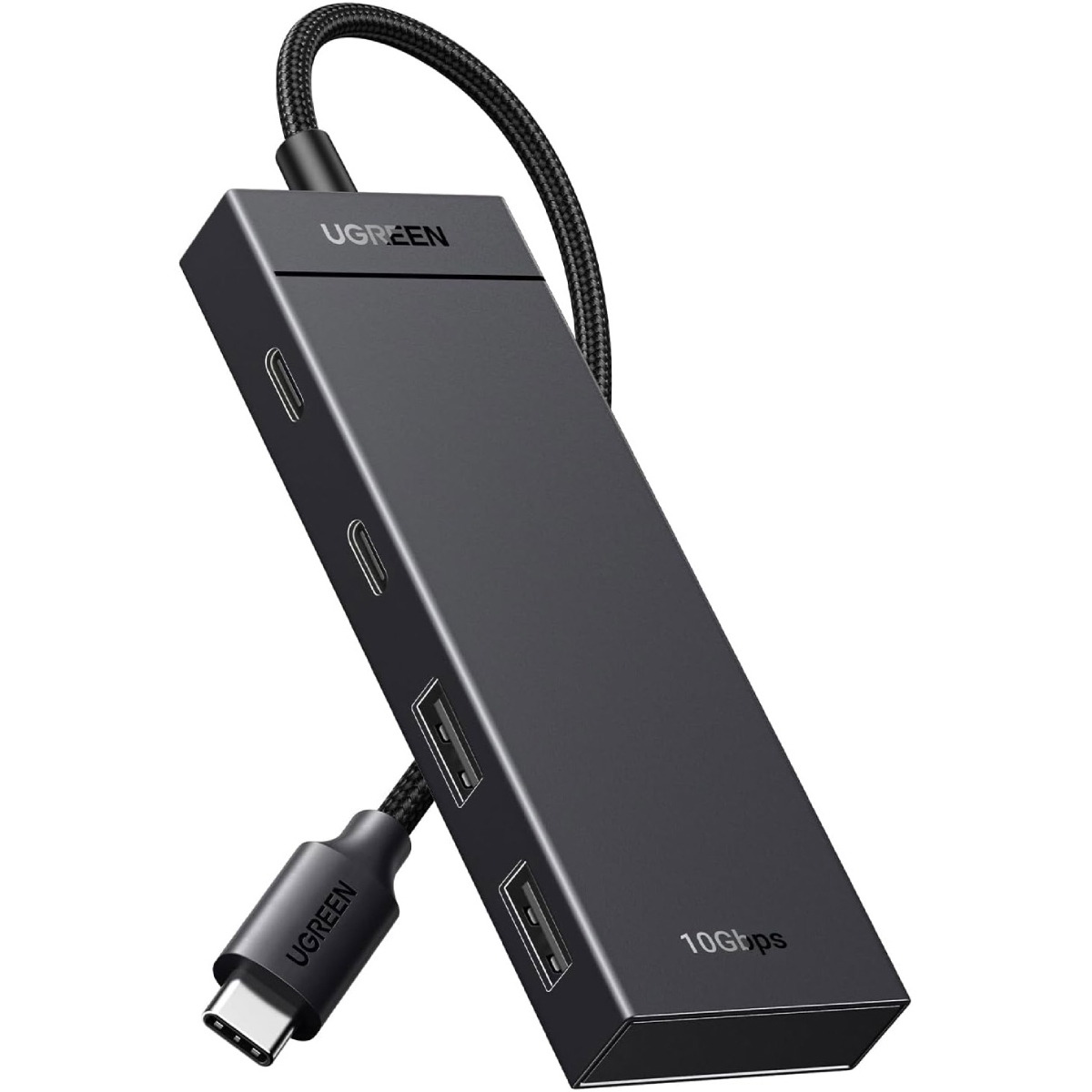Хаб USB3.1 Type-C -- 2xUSB/2xUSB-C 3.2 Gen2/10Gbps 4-in-1 CM806 Ugreen (35583) на малюнкі №1