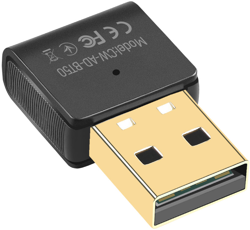 Адаптер Bluetooth v5.0 USB, чорний Colorway (CW-AD-BT50) на малюнкі №4