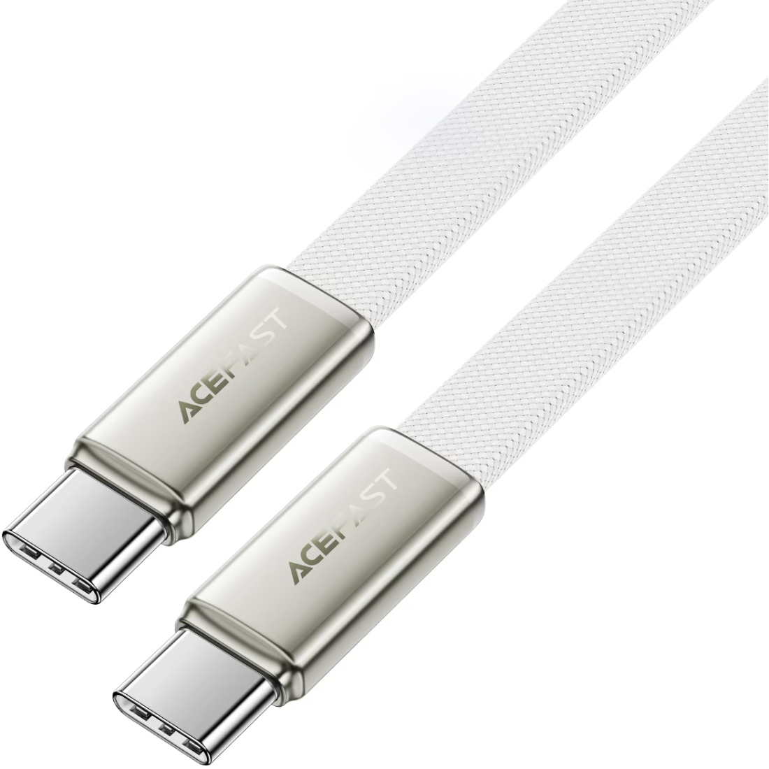 Кабель USB 2.0 Type-C M-M, 1.2 м, 60W ultra-thin White, C24-03 Acefast (6974316286257) Білий на малюнкі №2