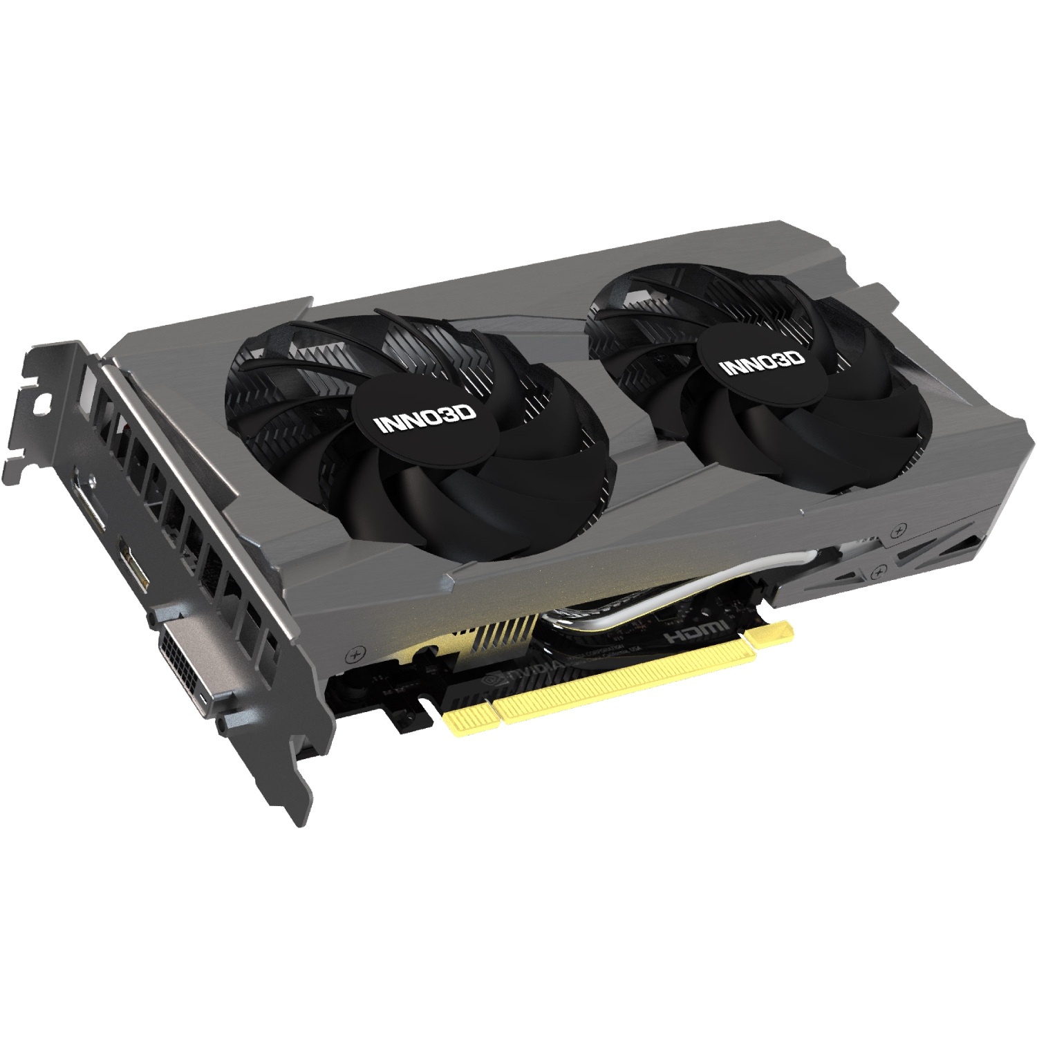 GeForce RTX3050 Inno3D Twin X2 V2, 8GB GDDR6 128bit PCI-E 4.0 (N30502-08D6-1711VA41) на малюнкі №1