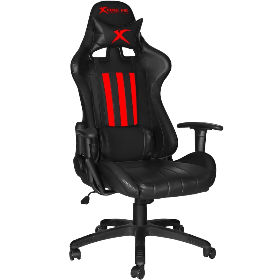 Крісло ігрове XTRIKE ME Advanced Gaming Chair GC-905, 50мм, чорне (GC-905BK) Чорний на малюнкі №2