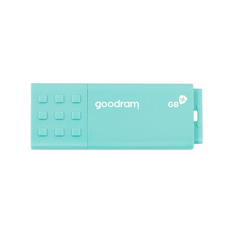 USB Flash GoodRAM 64GB USB 3.0 UME3 CARE Antibacterial, Retail (UME3-0640CRR11#) Зелений на малюнкі №1