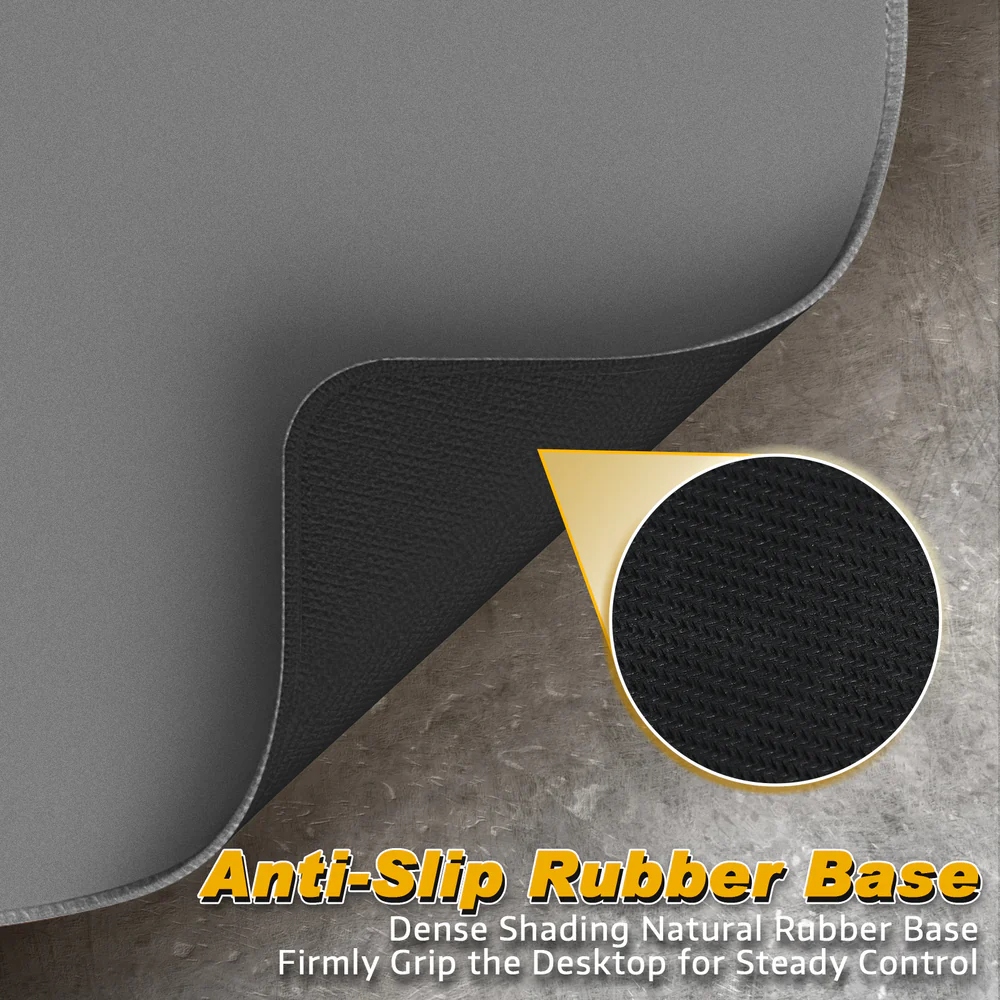 Ігрова поверхня Attack Shark CM02 450x400x4мм Light grey (CM02LGR_AS) Сірий на малюнкі №7