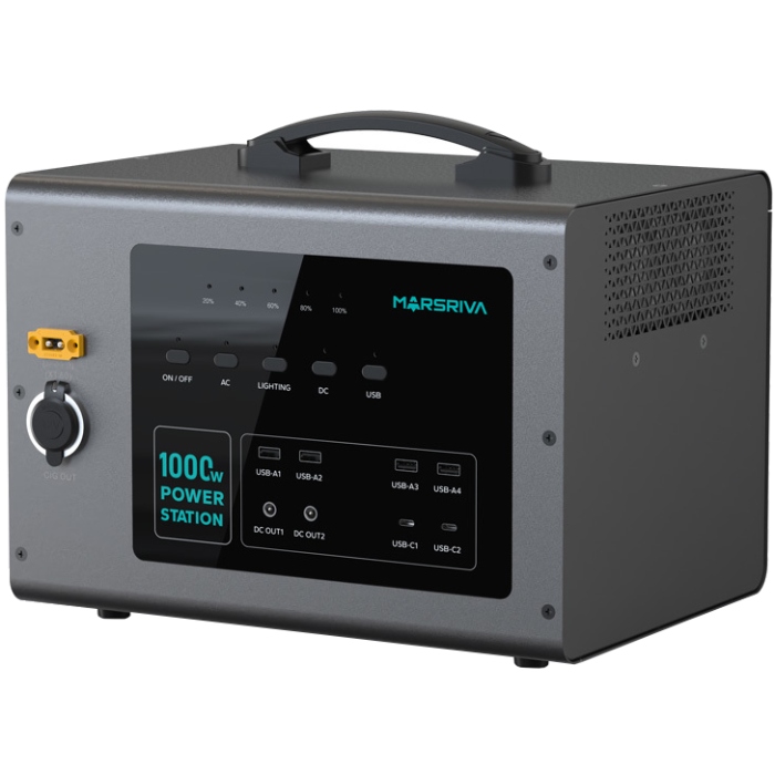 Зарядна станція Marsriva MP10 1000Вт (1008Вт/г) LiFePo4, PD 60Вт (MP10V3_MARSRIVA) на малюнкі №3