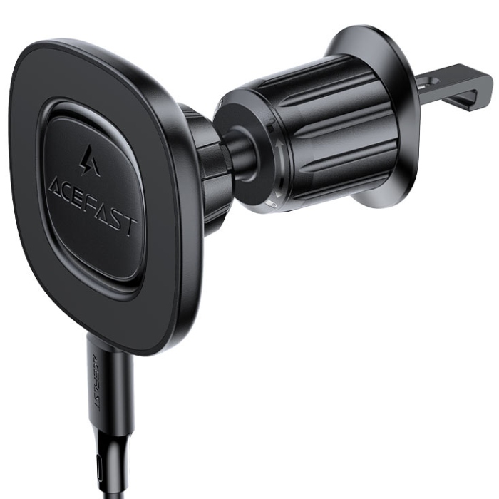 Автомобільне кріплення для смартфона D46 Magnetic wireless charging Acefast (6974316284109) на малюнкі №1