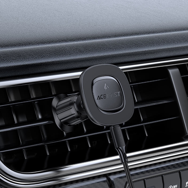 Автомобільне кріплення для смартфона D46 Magnetic wireless charging Acefast (6974316284109) на малюнкі №5