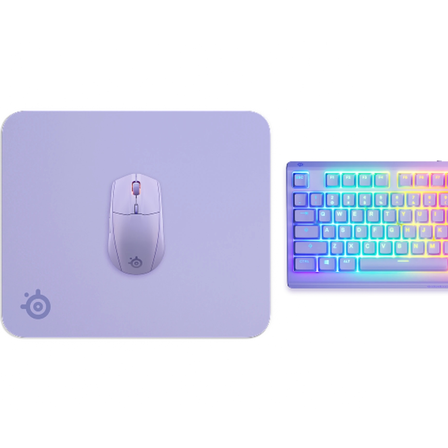 Ігрова поверхня SteelSeries QcK M 320х270х2мм Lavender (63460) бузковий на малюнкі №3