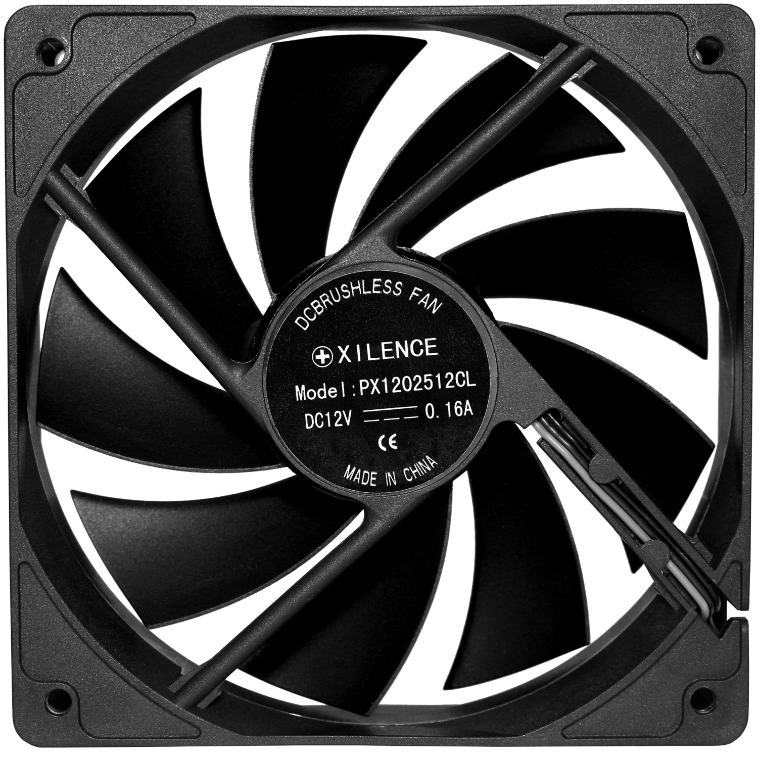 Вентилятор для корпуса 120mm Xilence XPF120.B Black, Retail Box (XF139) на малюнкі №4