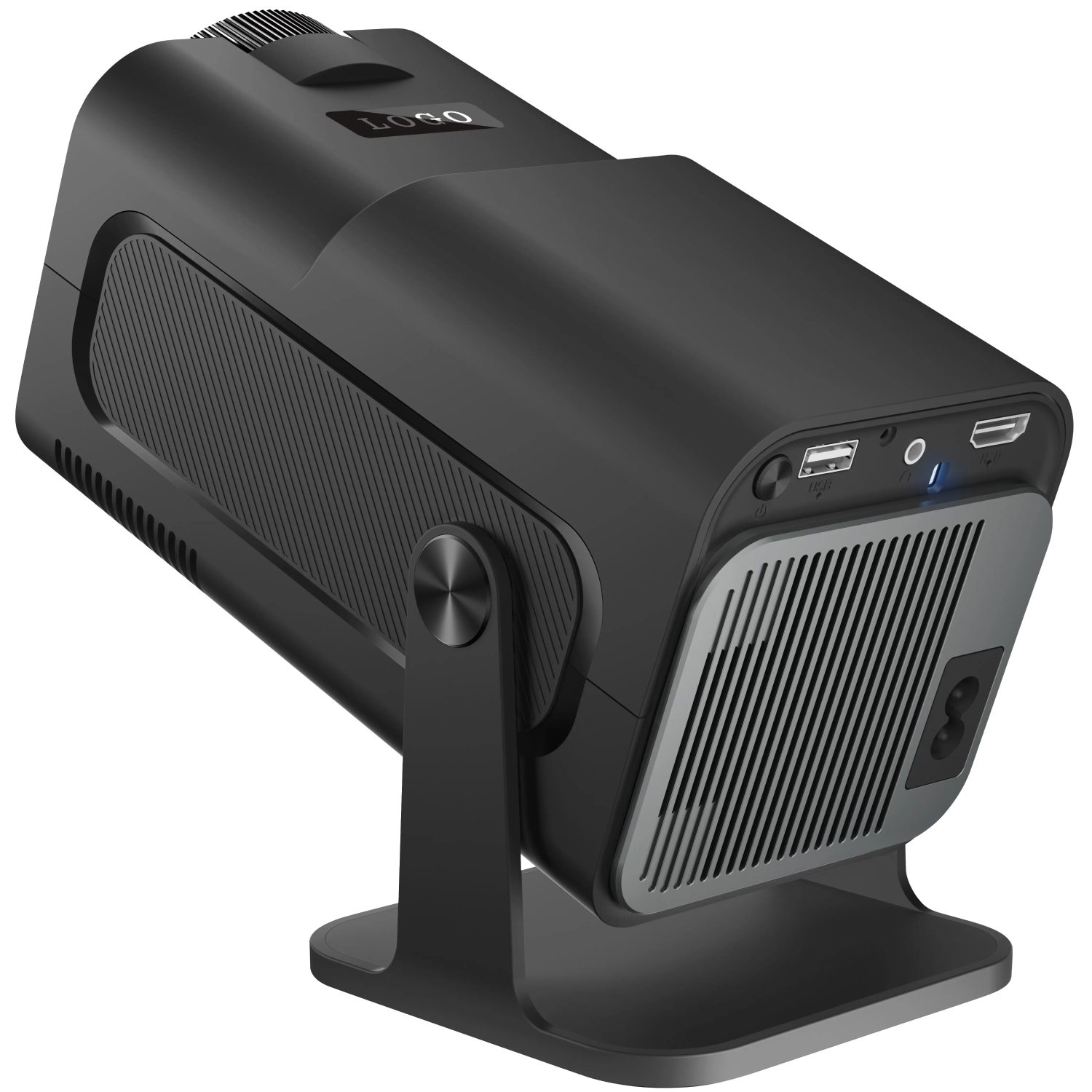 Проєктор H96 MAX HY320 LED LCD FullHD 230AL 16:9 H713 1G/8G Android 11.0 HDMI WiFi BT сірий (H96MAX_HY320) на малюнкі №2