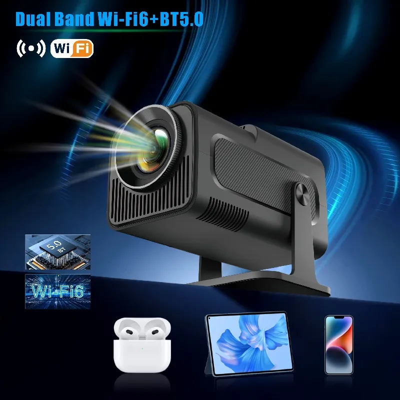 Проєктор H96 MAX HY320 LED LCD FullHD 230AL 16:9 H713 1G/8G Android 11.0 HDMI WiFi BT сірий (H96MAX_HY320) на малюнкі №5