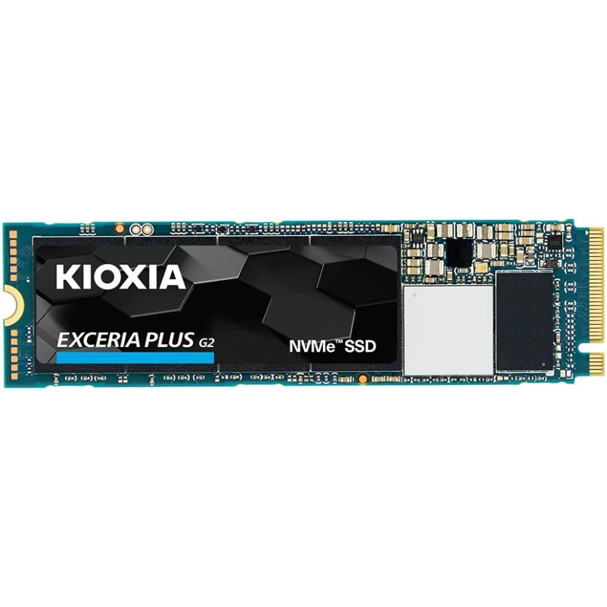 SSD 2Tb Kioxia Exceria Plus G2 M.2 2280 NVMe PCIe Gen3x4, Retail (LRD20Z002TG8#) на малюнкі №1