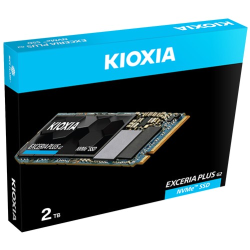 SSD 2Tb Kioxia Exceria Plus G2 M.2 2280 NVMe PCIe Gen3x4, Retail (LRD20Z002TG8#) на малюнкі №4