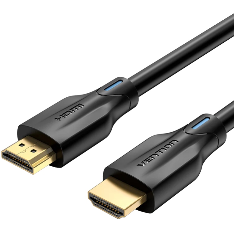 Кабель HDMI M - M, 10.0м, V2.1, Engineering 8K 60Гц 48Gbps PVC Black Vention (AANBL) на малюнкі №1