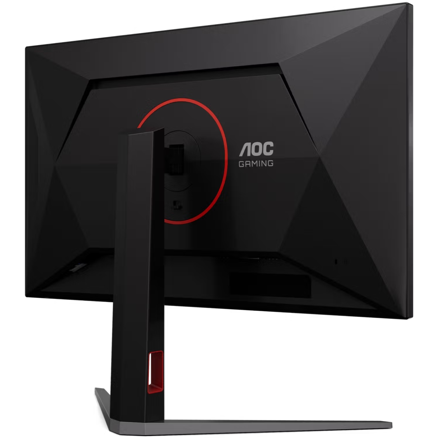TFT 31.5 AOC U32G4U, Fast IPS, 160Гц, 2xHDMI, DP, USB-hub, HAS, Pivot, чорно-червоний (U32G4U) чорний з червоним на малюнкі №5
