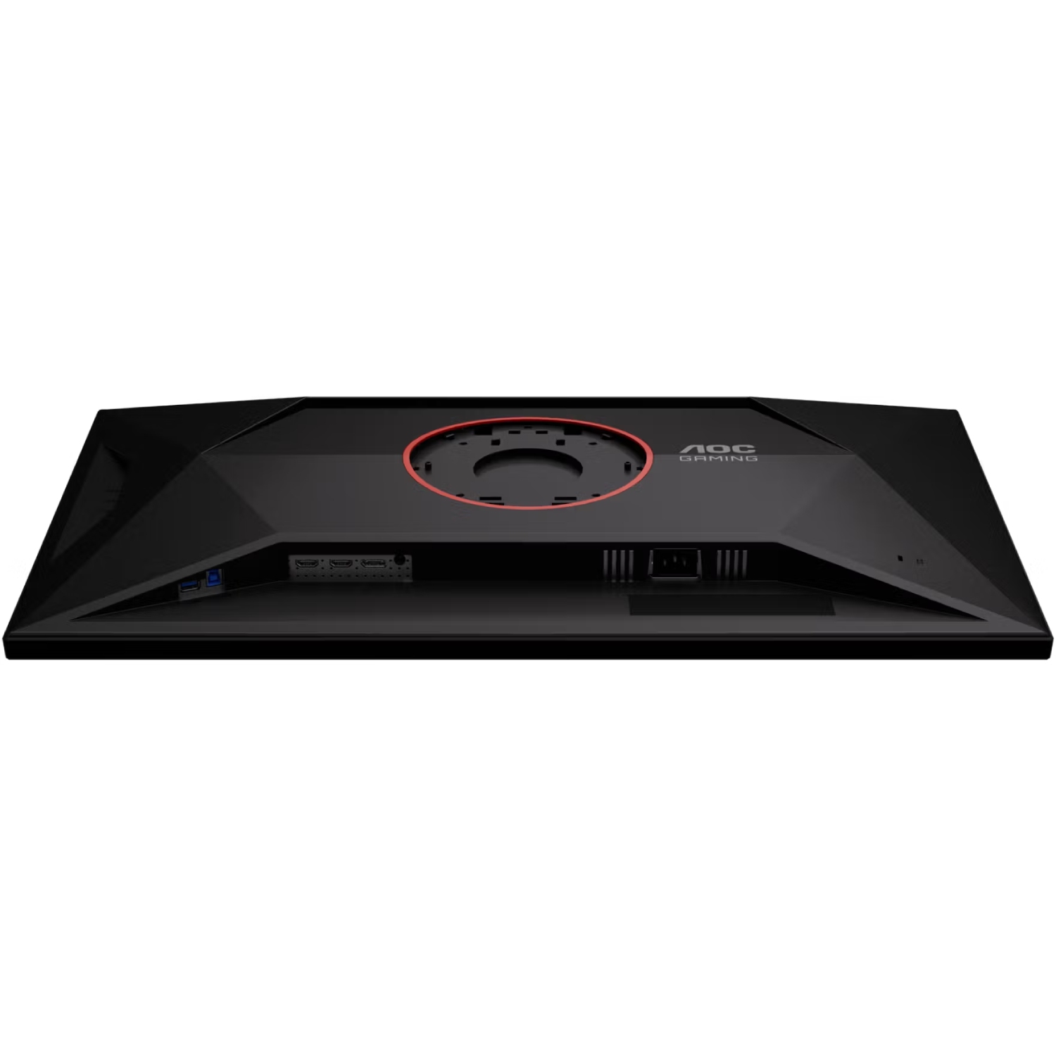 TFT 31.5 AOC U32G4U, Fast IPS, 160Гц, 2xHDMI, DP, USB-hub, HAS, Pivot, чорно-червоний (U32G4U) чорний з червоним на малюнкі №8