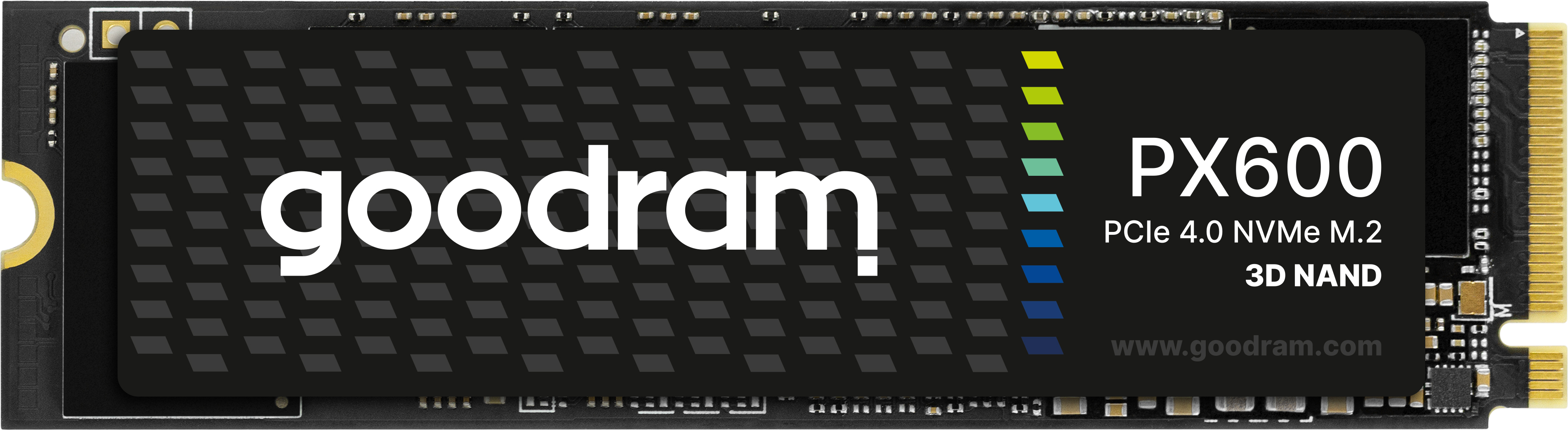 SSD 1Tb GoodRAM PX600 M.2 2280 PCIe NVMe Gen 4x4 3D NAND, Retail (SSDPR-PX600-1K0-80#) на малюнкі №1