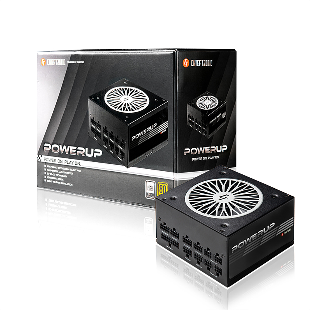 БЖ 650W Chieftec Chieftronic PowerUp 120 mm, 80+ GOLD, Modular,Retail Box (GPX-650FC) на малюнкі №7