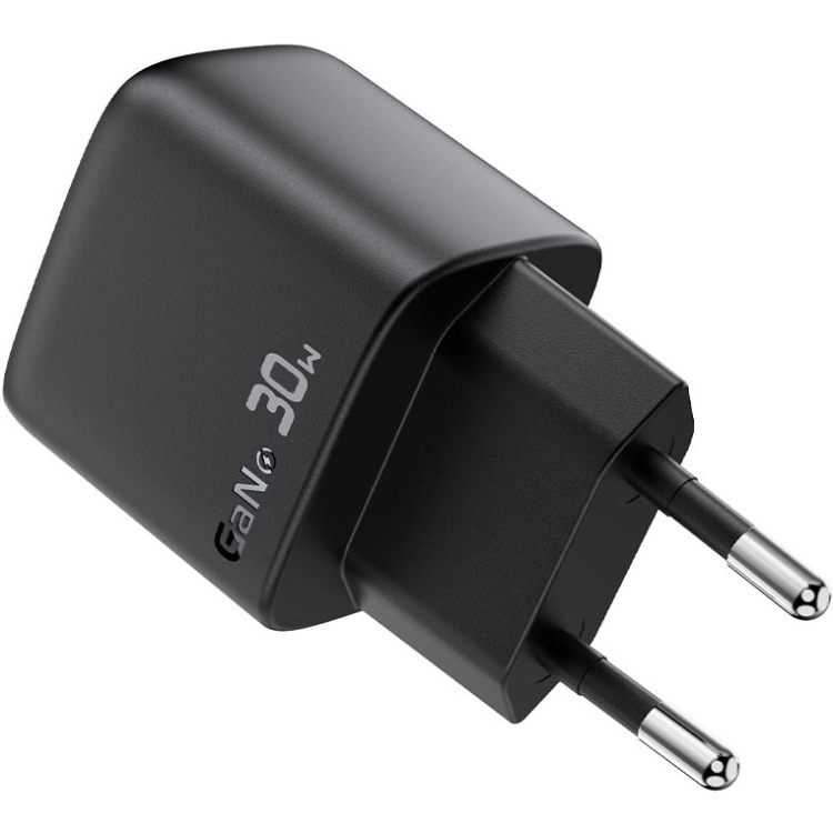 Зарядний пристрій 1xUSB-С 30W with digital display Gan A115 Black Acefast (6974316284444) на малюнкі №4