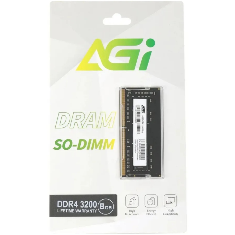 SoDIMM 16Gb DDR4 3200 MHz AGI SD138, Retail (AGI320016SD138-ST) на малюнкі №3