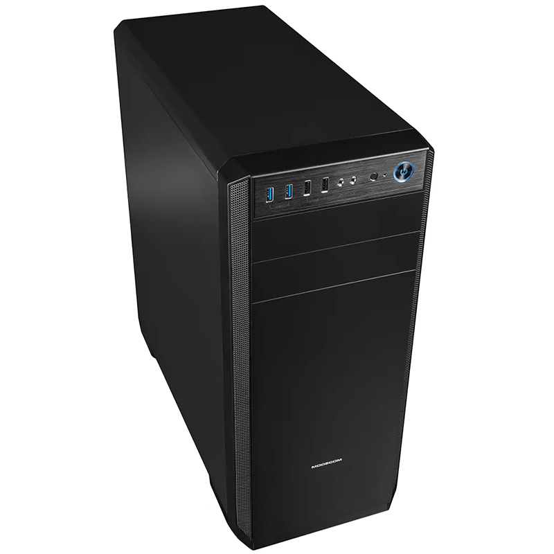 Корпус Modecom OBERON PRO LE BLACK без БЖ ATX (AT-OBERON-PR-10-000000-LE) Чорний на малюнкі №2