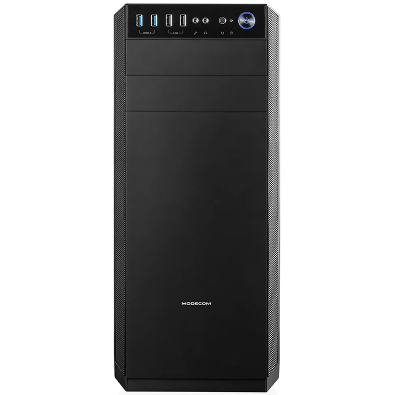 Корпус Modecom OBERON PRO LE BLACK без БЖ ATX (AT-OBERON-PR-10-000000-LE) Чорний на малюнкі №3