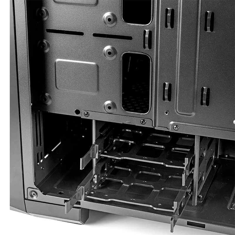 Корпус Modecom OBERON PRO LE BLACK без БЖ ATX (AT-OBERON-PR-10-000000-LE) Чорний на малюнкі №8