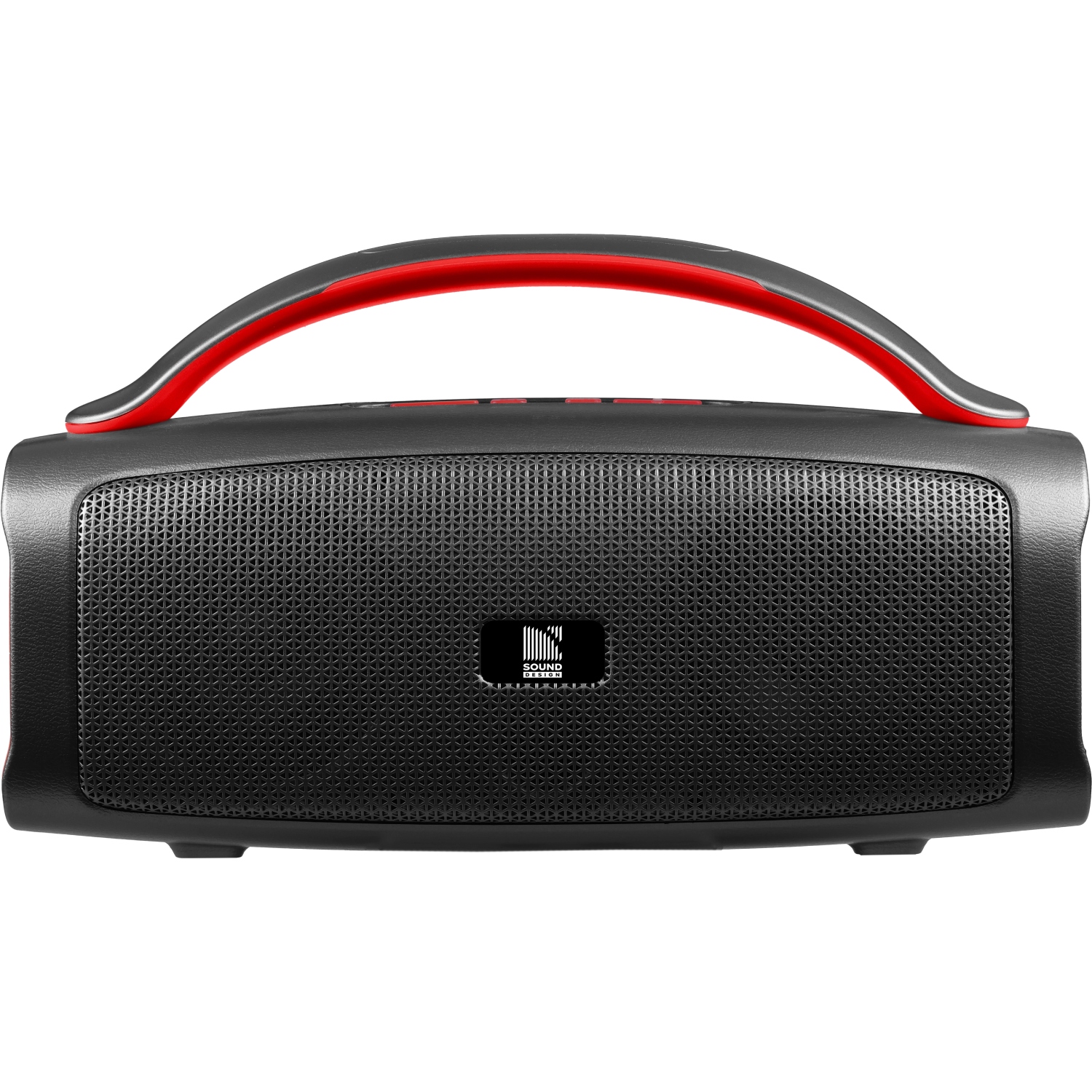 Акустична система 1.0 Defender Beatbox 18 20Вт Bluetooth//FM/USB/TF/TWS/1500мАч чорна (65218) чорний+червоний на малюнкі №1