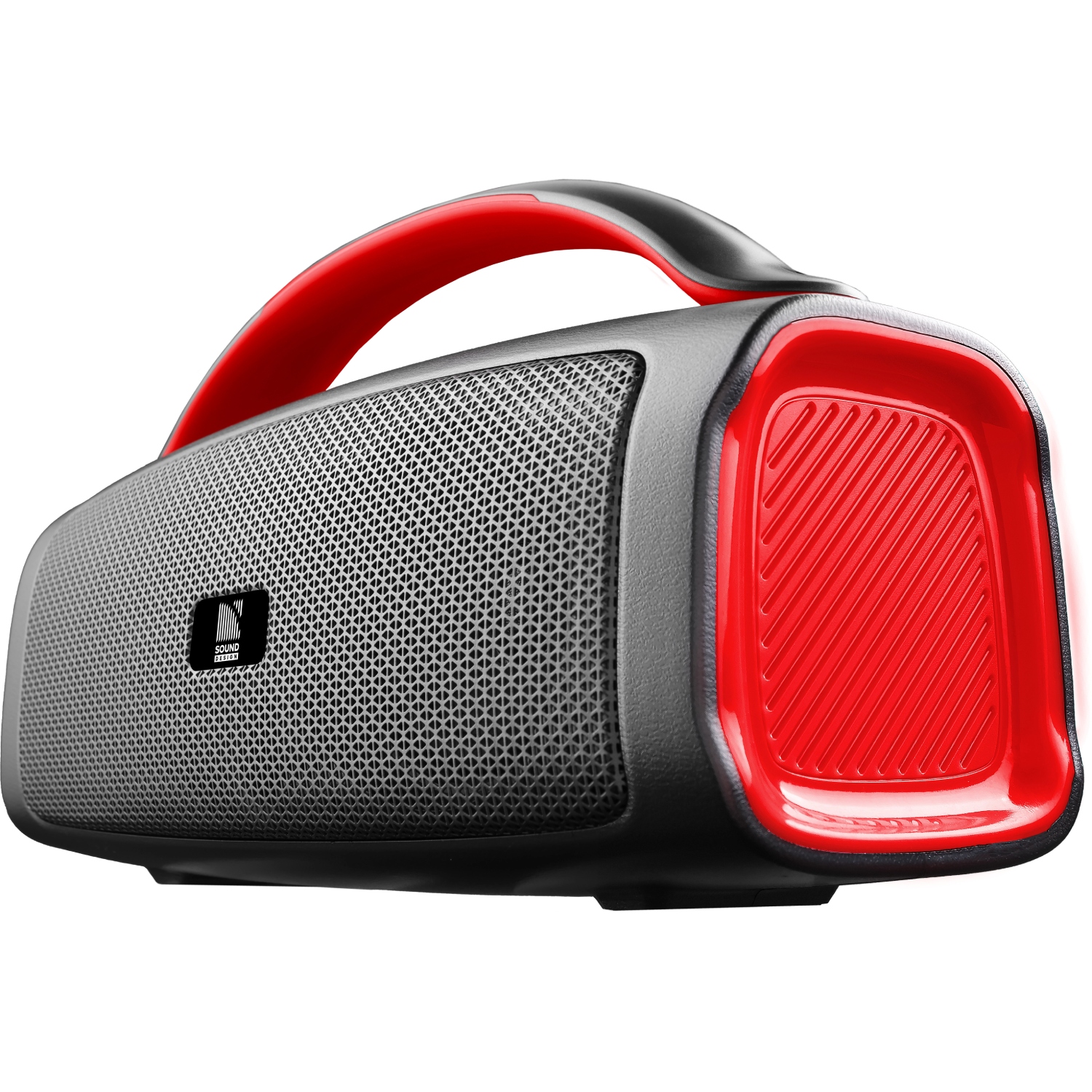 Акустична система 1.0 Defender Beatbox 18 20Вт Bluetooth//FM/USB/TF/TWS/1500мАч чорна (65218) чорний+червоний на малюнкі №2