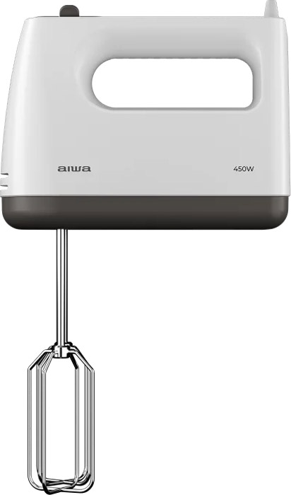 Міксер AIWA TeSaberu AHX-600 ручний 450Вт/ 5 швидк./ TURBO/ (AHX600) Білий на малюнкі №3
