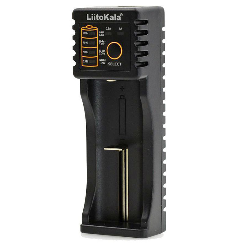 Зарядний пристрій LiitoKala Lii-100, 1x(Lion/NiMH/NiCd), 1A, Power Bank function (Lii-100) на малюнкі №1