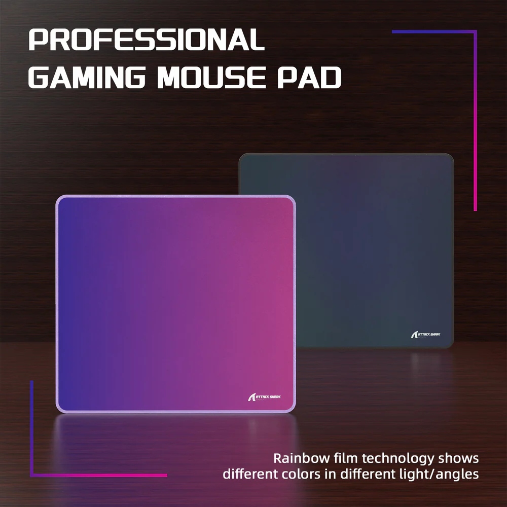 Ігрова поверхня Attack Shark CM03 eSport 450x400x4мм Violet-Blue gradient (CM03VBG_AS) малюнок на малюнкі №3