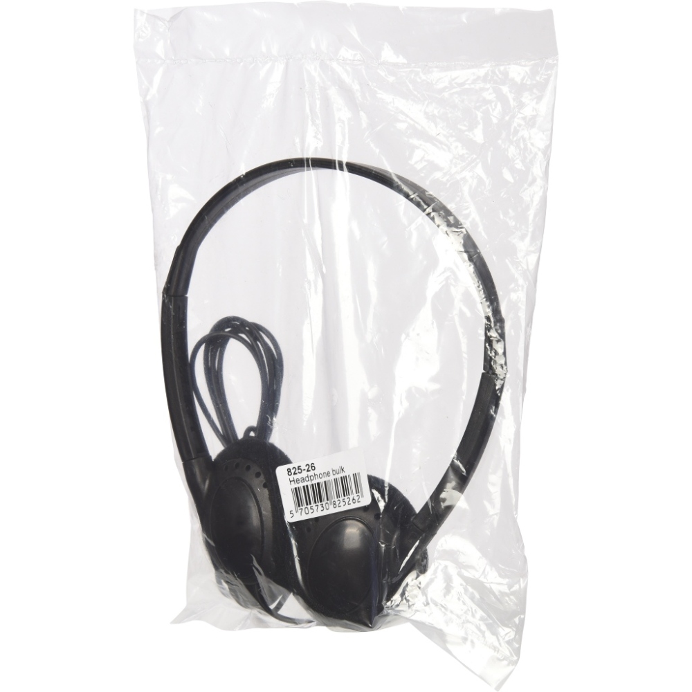 Гарнітура Sandberg MiniJack Headphone Bulk, 3,5мм, Black (825-26) Чорний на малюнкі №2
