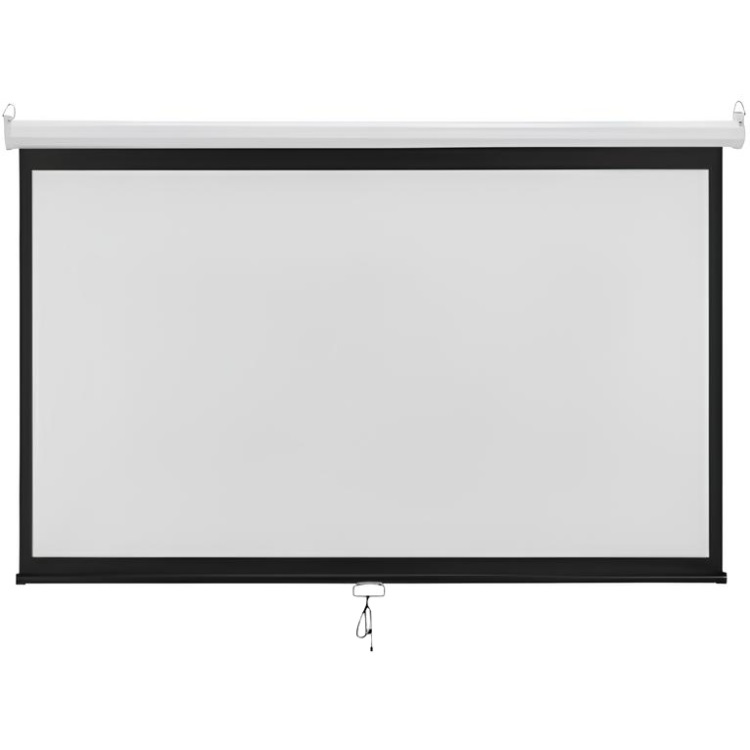 Проєкційний екран AGN (100 підвісний ручний 16:9 Matte White) (AGNHH100W) на малюнкі №1