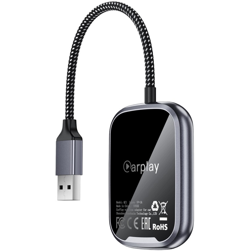 Адаптер CarPlay/Android AUTO wireless for car QC1 Acefast (6974316285793) на малюнкі №4