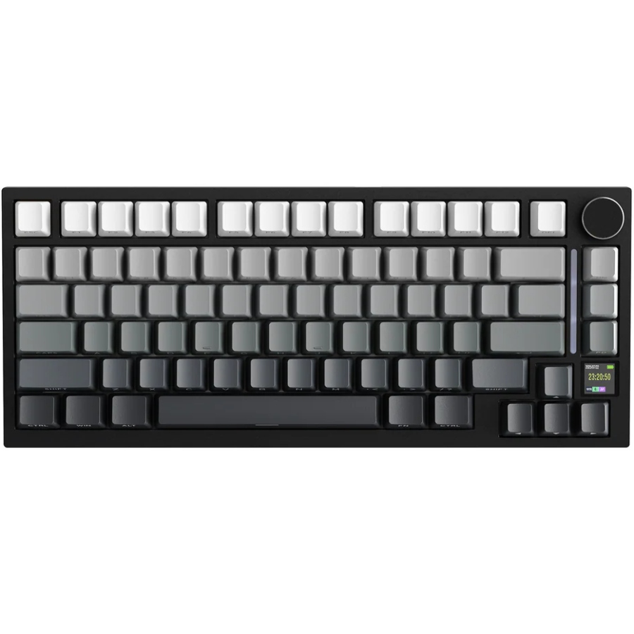 Клавіатура ігрова механічна Attack Shark X820 Ultra 81кл. RGB, Wireless, Shark Axis, Moonlight (X820ULTRASA_AS) Чорний на малюнкі №1