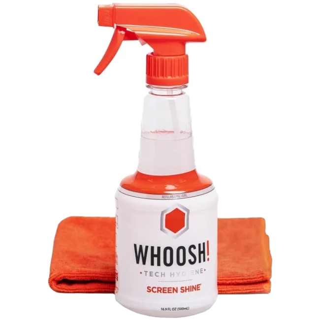 Засіб для чищення Whoosh! RETAIL BOX 500мл розпилювач з мікрофіброю 35см х 35см (1FG500WBOX) на малюнкі №1